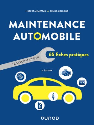 cover image of Maintenance automobile